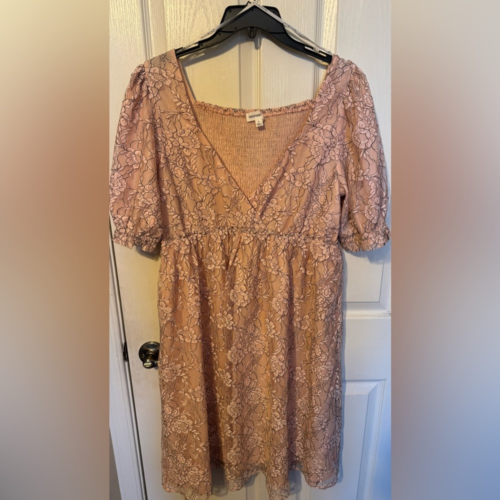 Dance and Marvel Lace Pink dress, size L